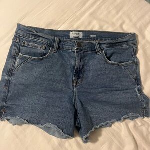 Kensie Vintage Luxe High-waisted Denim Shorts
